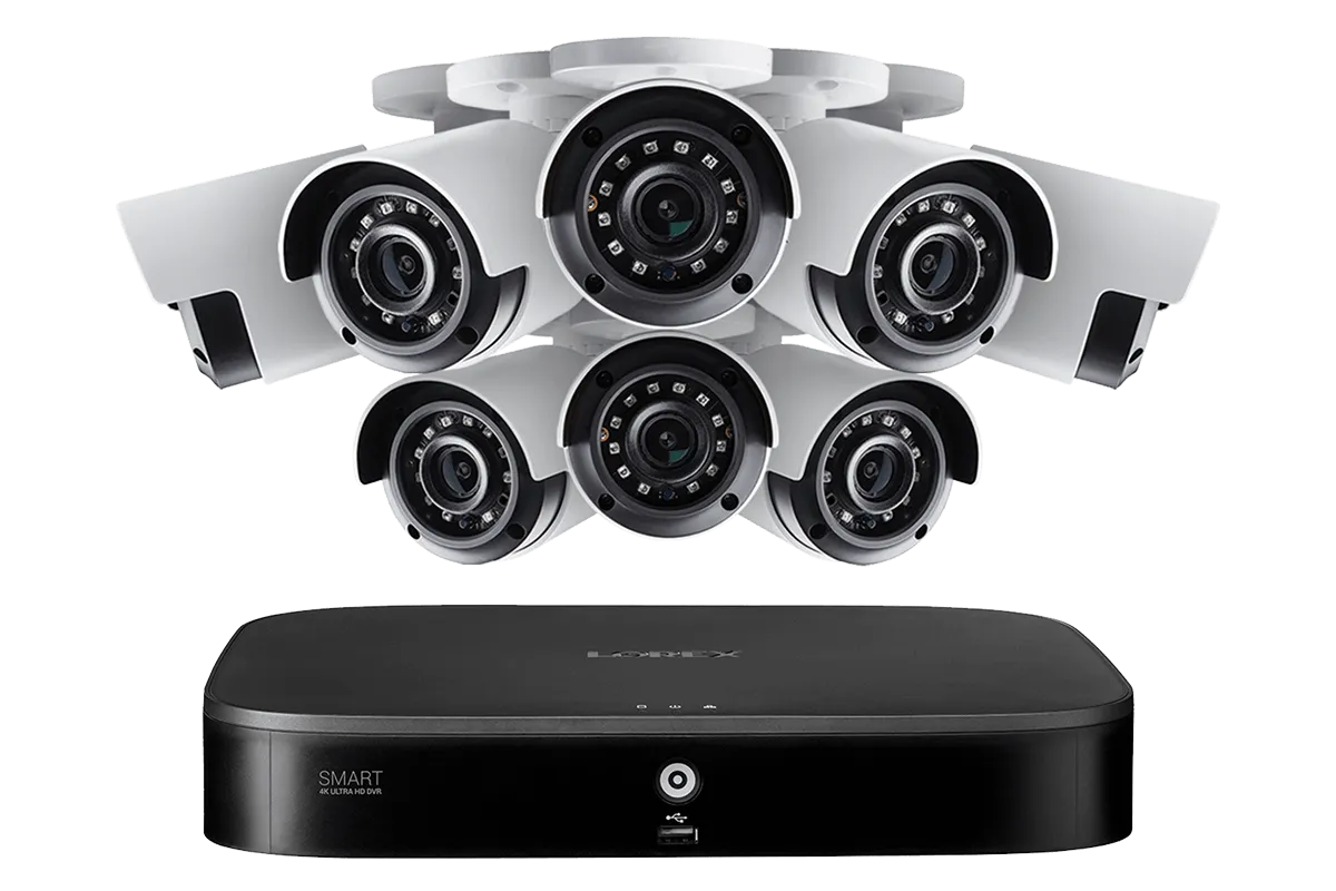 Lorex 8-Channel DVR System with Smart Motion and Color Night Vision Cameras