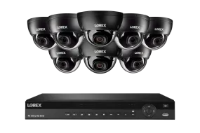 Lorex Elite Series 4K 16 Camera Capable 4TB Wired NVR System with 4MP (2K) A4 IP Dome Cameras