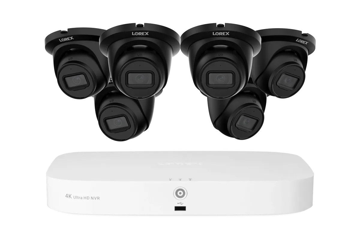 Lorex Fusion Series 4K 16 Camera Capable (8 Wired   8 Fusion Wi-Fi) 2TB Wired NVR System with 4MP (2K) A4 IP Turret Cameras