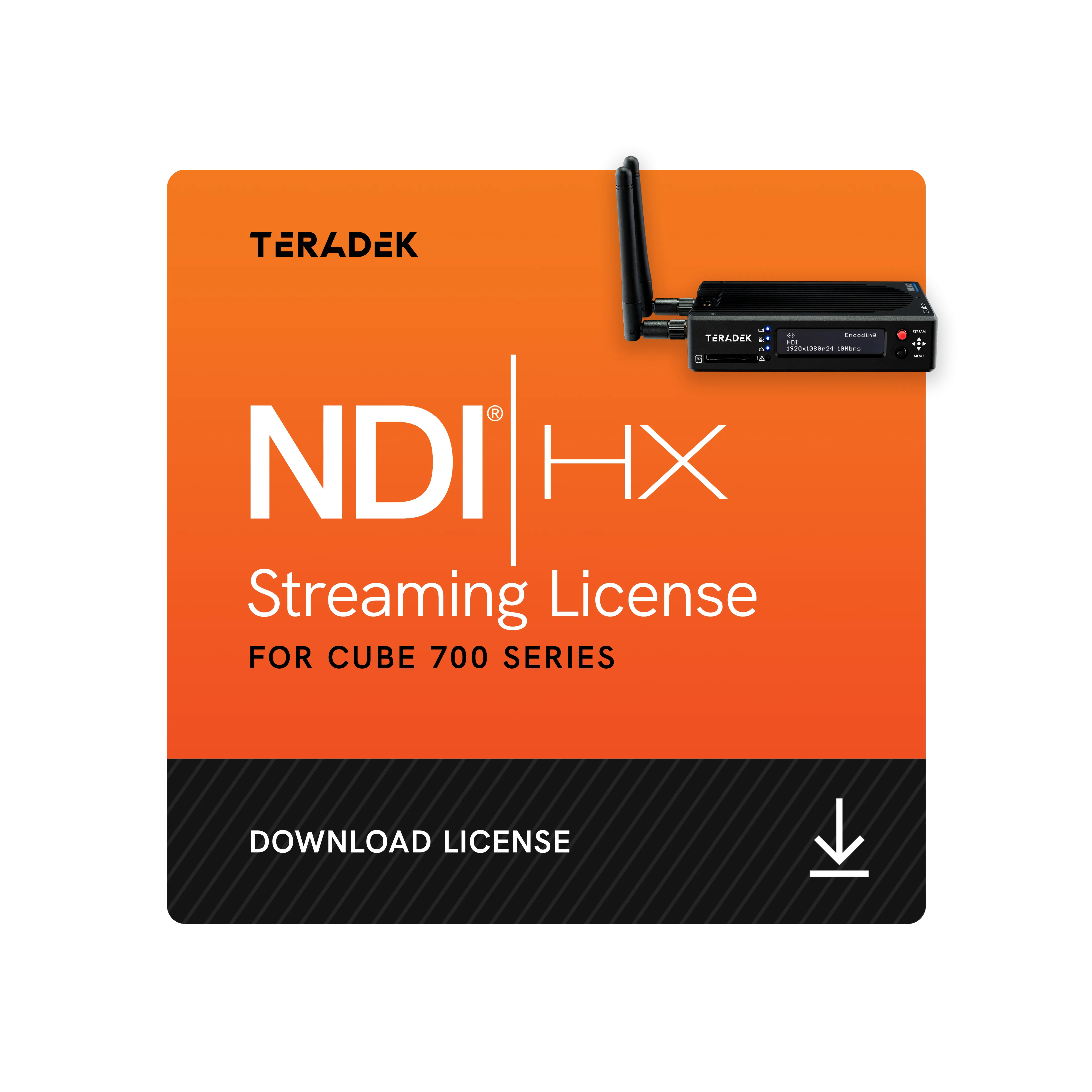 NDI License for Cube 705 / 755