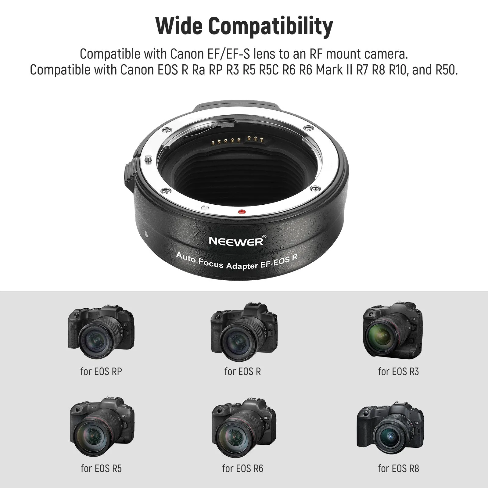 NEEWER EF to EOS R Mount Adapter