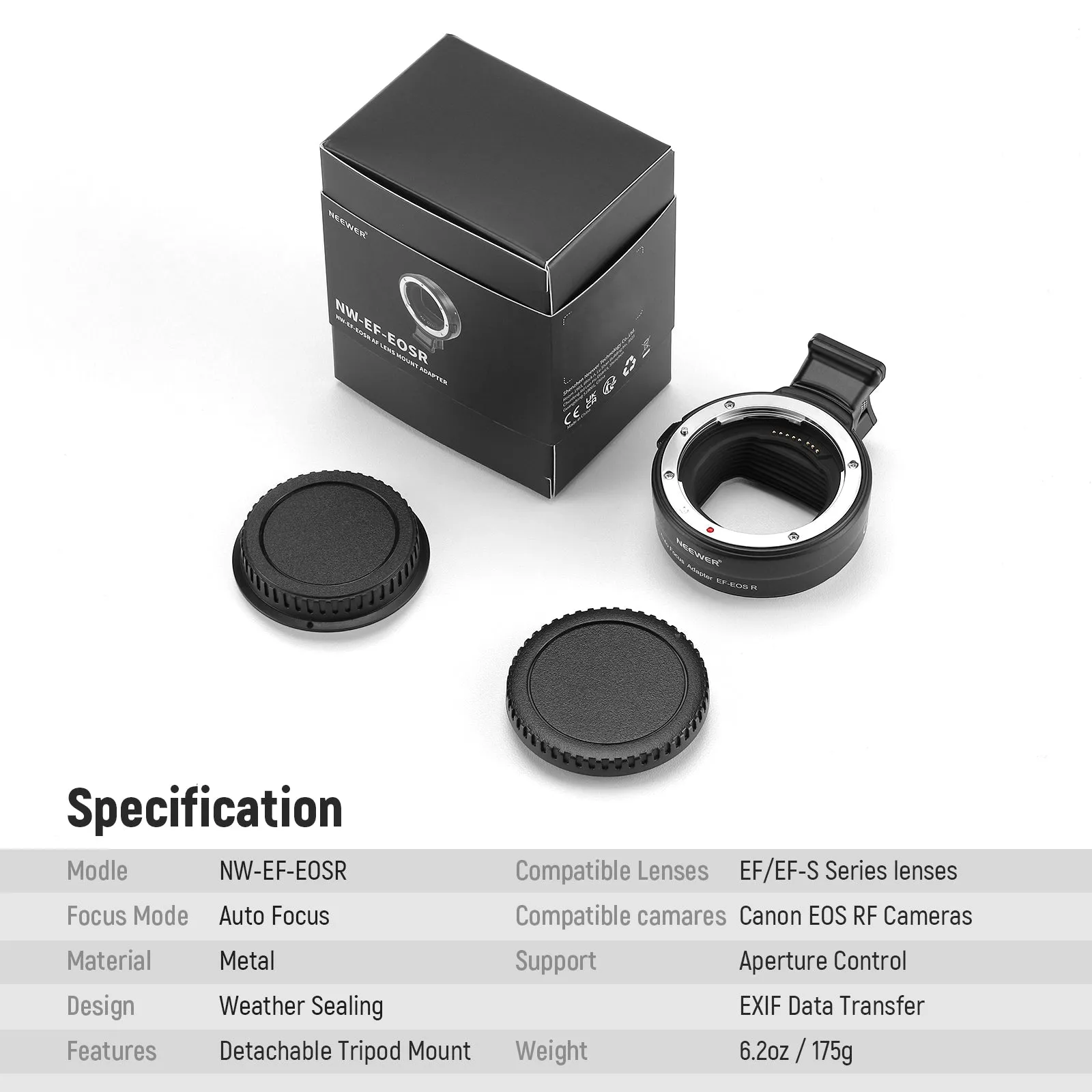 NEEWER EF to EOS R Mount Adapter