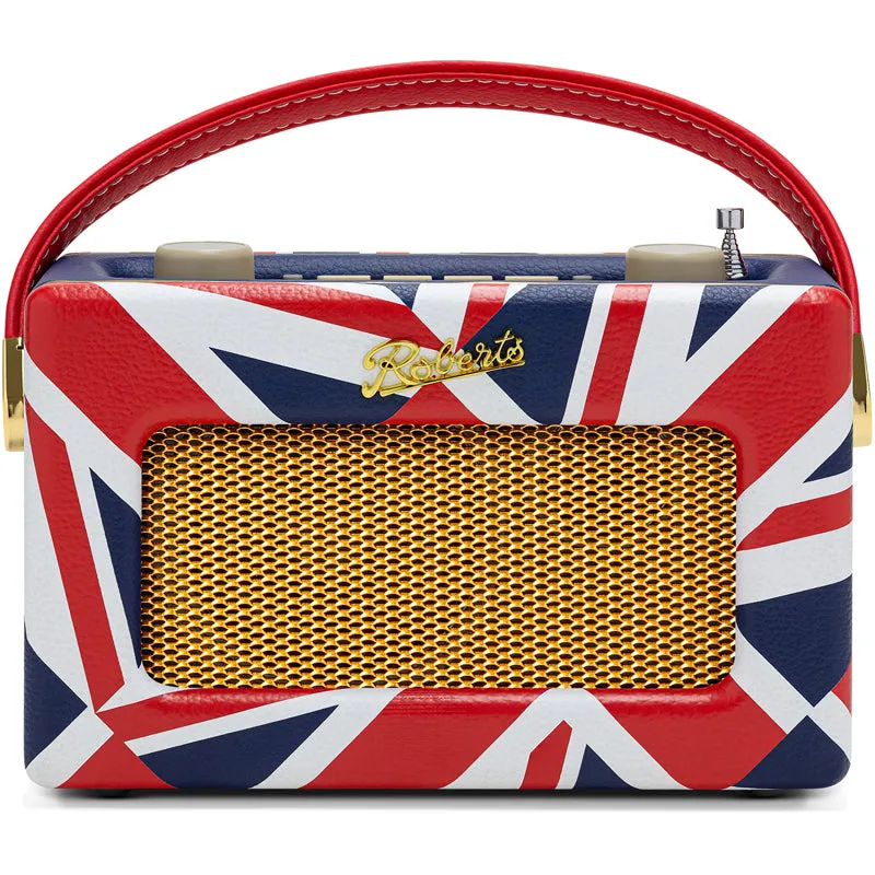 Roberts Revival Uno BT DAB DAB  FM Radio with 2 Alarms in Union Jack Bluetooth LIMITED EDITION