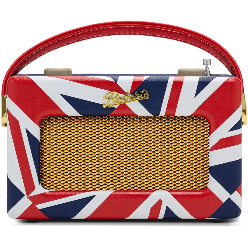 Roberts Revival Uno BT DAB DAB  FM Radio with 2 Alarms in Union Jack Bluetooth LIMITED EDITION