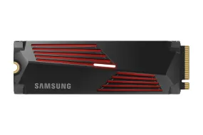 SAMSUNG 990 PRO w/Heatsink SSD 4TB, PCIe Gen4 M.2 2280 Internal Solid State Hard Drive, Seq. Read Speeds Up to 7,450MB/s for High End Computing, Workstations, Compatible w/Playstation 5, MZ-V9P4T0CW