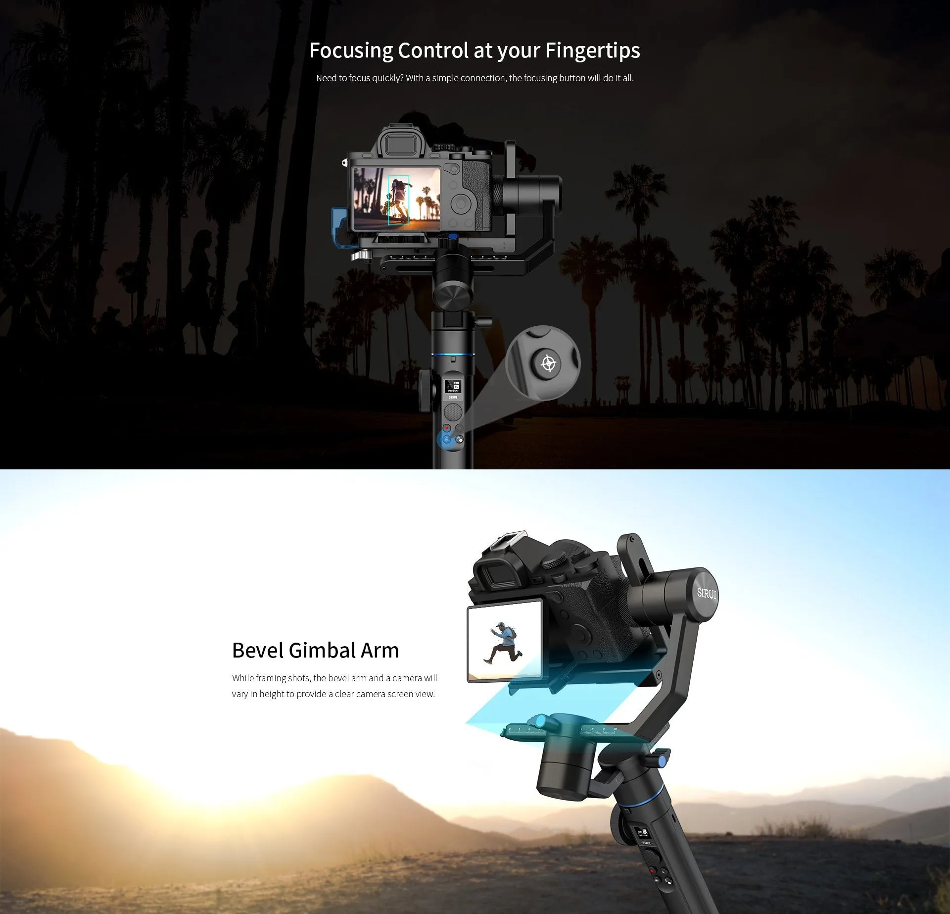 Sirui P1 Swift Gimbal for Cameras