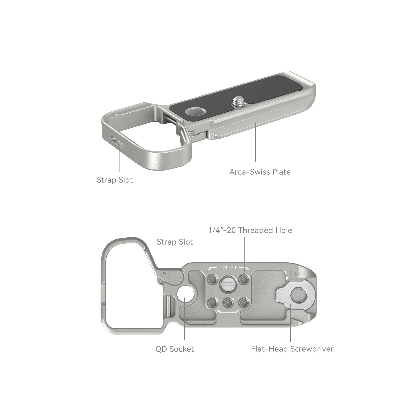 SmallRig Bottom Mount Plate for Sony Alpha 7C II / Alpha 7CR 4439