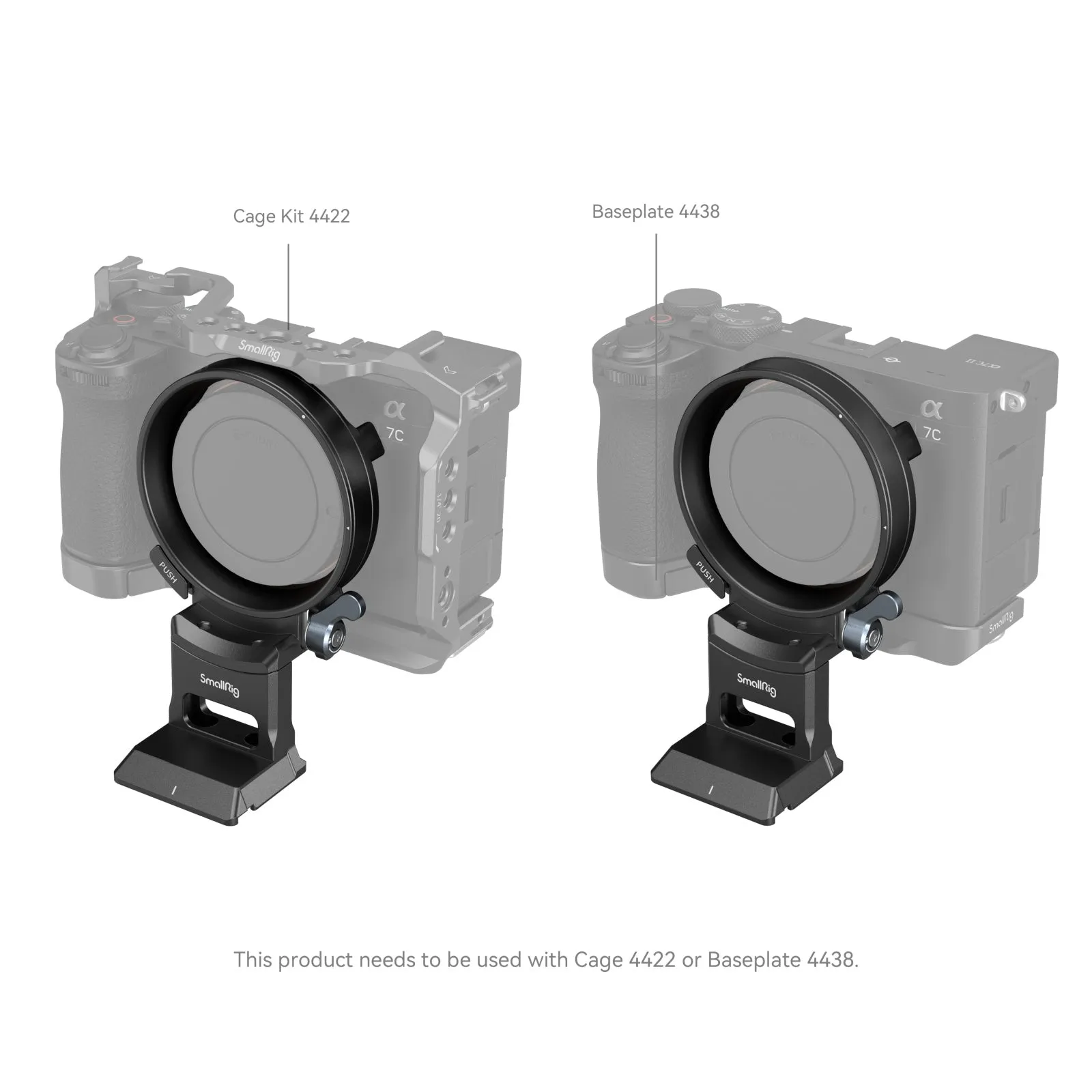 SmallRig Horizontal-to-Vertical Mount Plate (Sony Alpha 7 C II / Alpha 7 CR) 4424