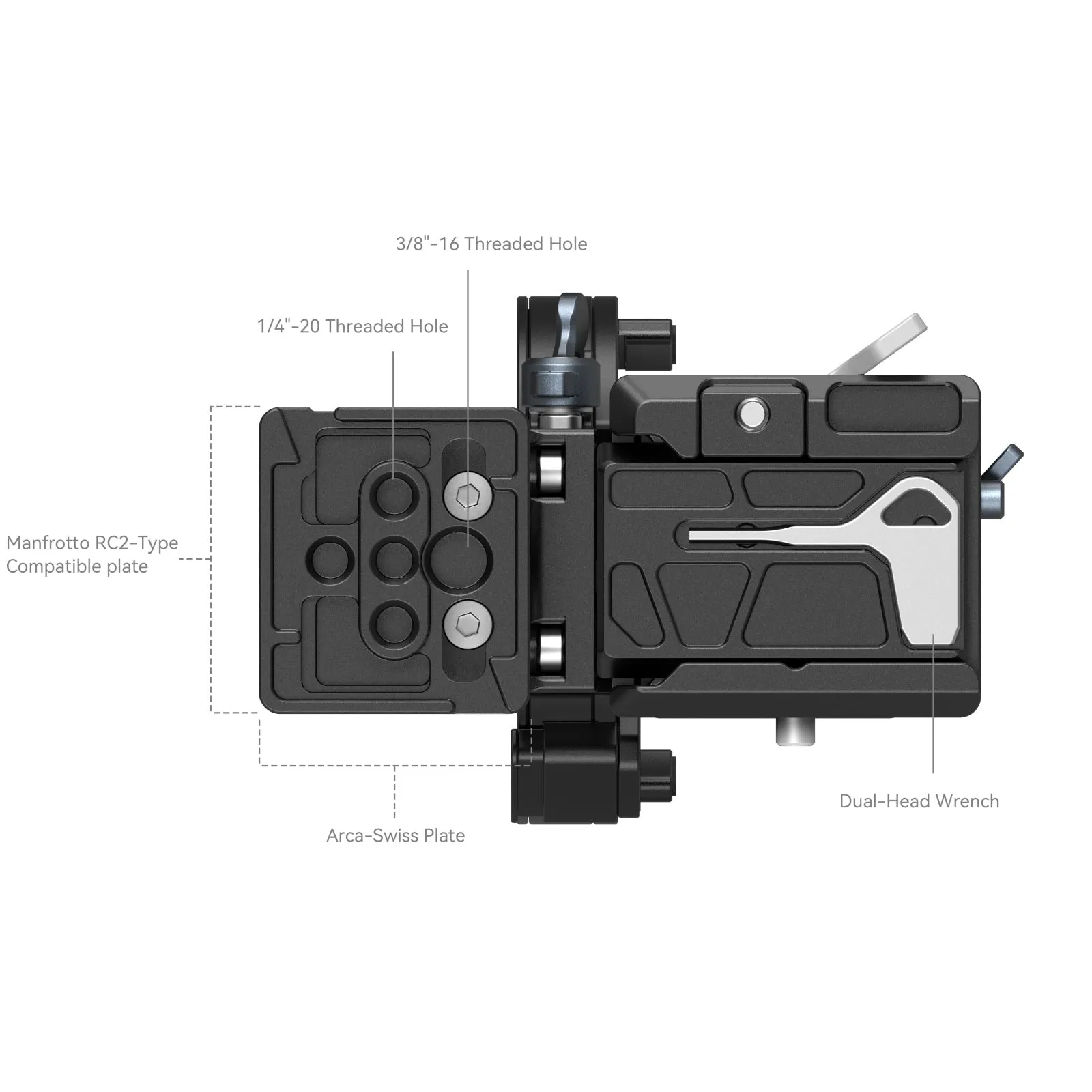 SmallRig Rotatable Horizontal-to-Vertical Mount Plate Kit (Sony Series) 4244