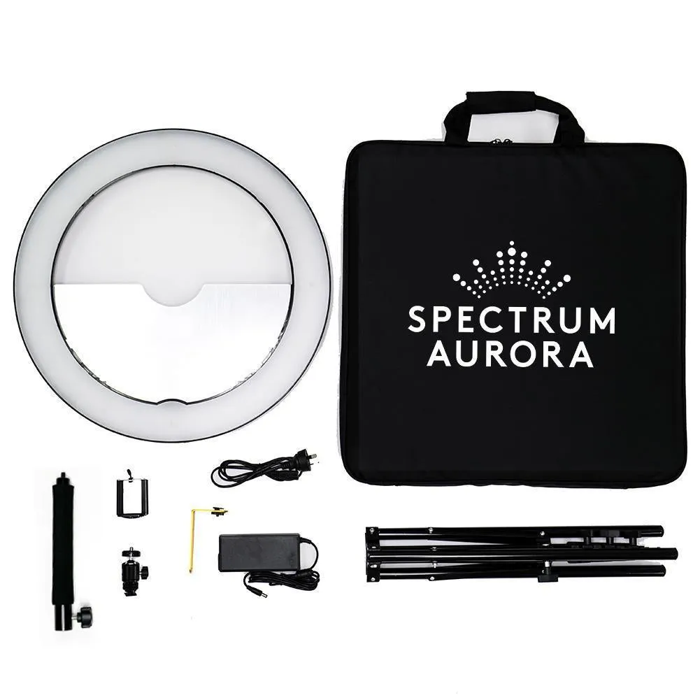 Spectrum Portable "Wedding and Events" AURORA Gold Luxe II Ring Light Kit