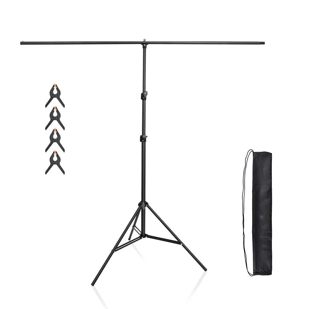 Starter Product Photography Lighting Kit With Monochrome Flat Lay Backdrop - Bundle