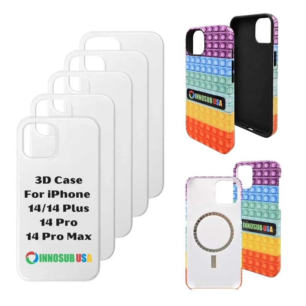 Sublimation 3D Magsafe Phone Cases for iPhone 14 Plus Pro | Slim and MagSafe-2in1