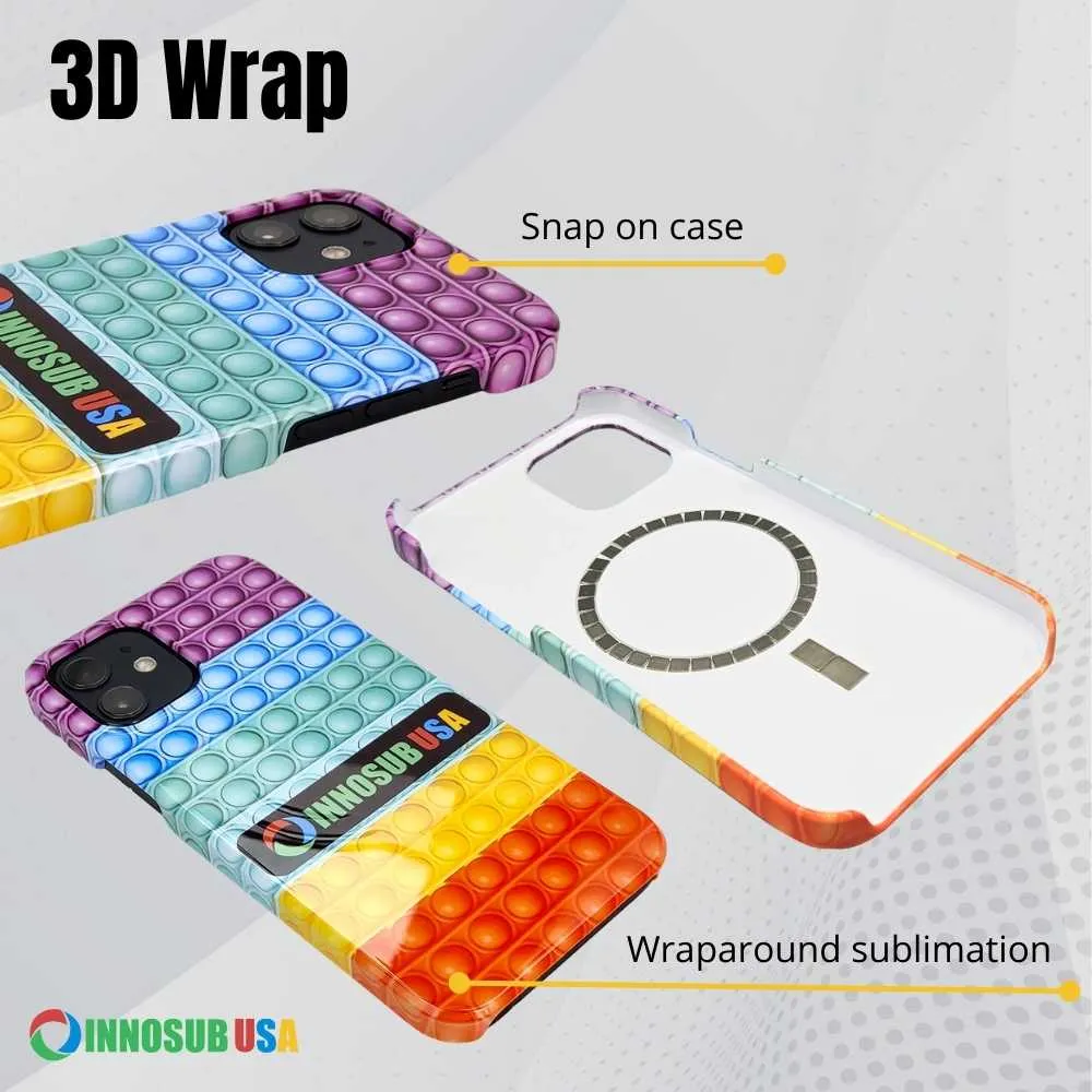 Sublimation 3D Magsafe Phone Cases for iPhone 14 Plus Pro | Slim and MagSafe-2in1