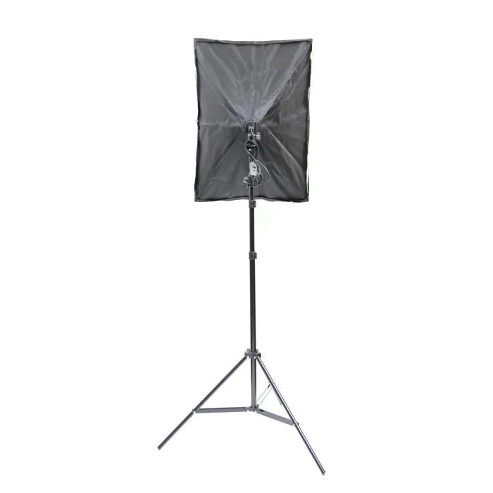 Triple "Illuminate Mate" Rectangle Softbox and Boom Arm Lighting Kit