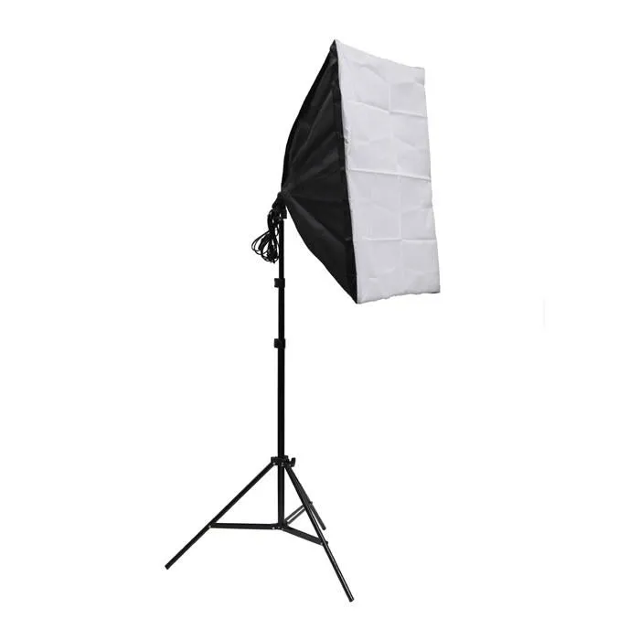 Triple "Illuminate Mate" Rectangle Softbox and Boom Arm Lighting Kit