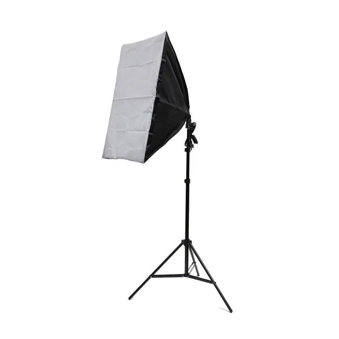 Triple "Illuminate Mate" Rectangle Softbox and Boom Arm Lighting Kit