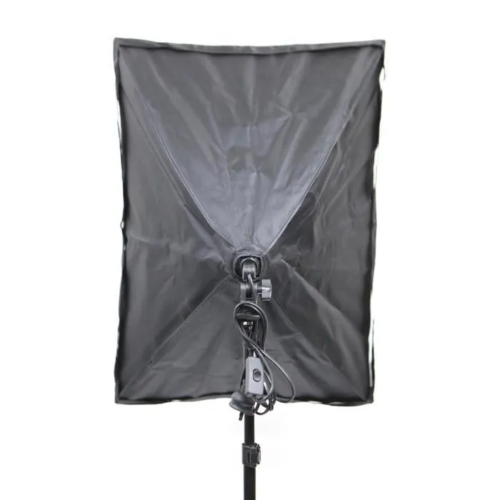 Triple "Illuminate Mate" Rectangle Softbox and Boom Arm Lighting Kit