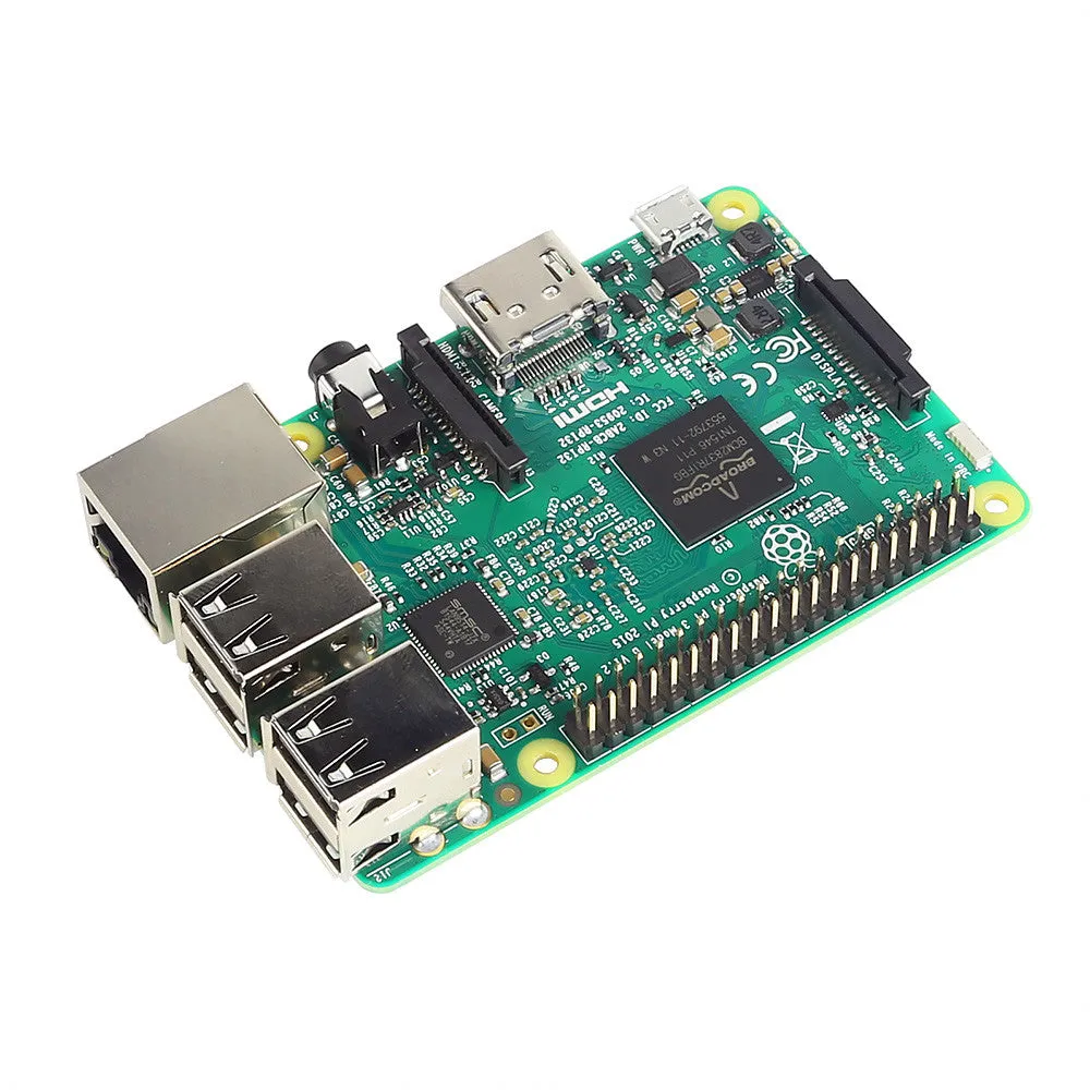 [US ONLY] SainSmart Raspberry Pi 3 Complete Kit : ABS Case   SD Card   HDMI   HeatSinks   USB Charger (UL Listed) Tutorials&Codes