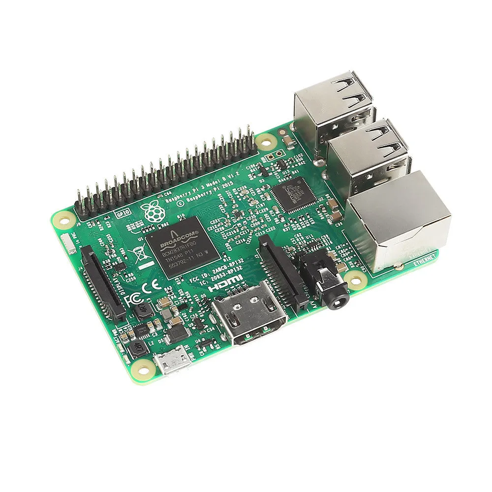 [US ONLY] SainSmart Raspberry Pi 3 Complete Kit : ABS Case   SD Card   HDMI   HeatSinks   USB Charger (UL Listed) Tutorials&Codes