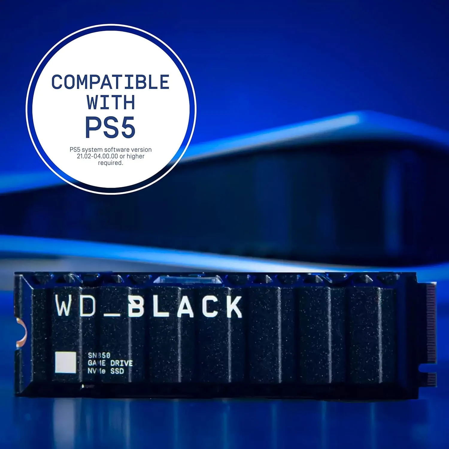 WD Black SN850 w/Heatsink (PCIe 4.0, PS5 Comp) 1TB 2280 NVMe M.2