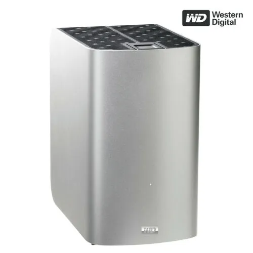 WD My Book Thunderbolt Duo 4TB External Dual Hard Drive WDBUPB0040JSL, Silver