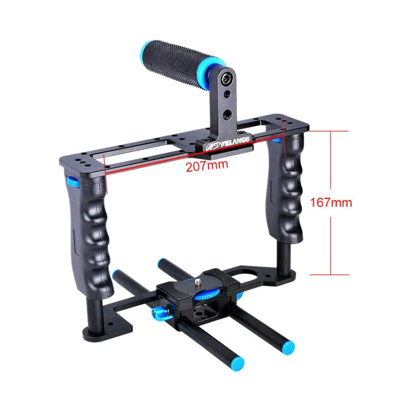 Yelangu D221 Shoulder Rig with Camera Cage and Follow Focus